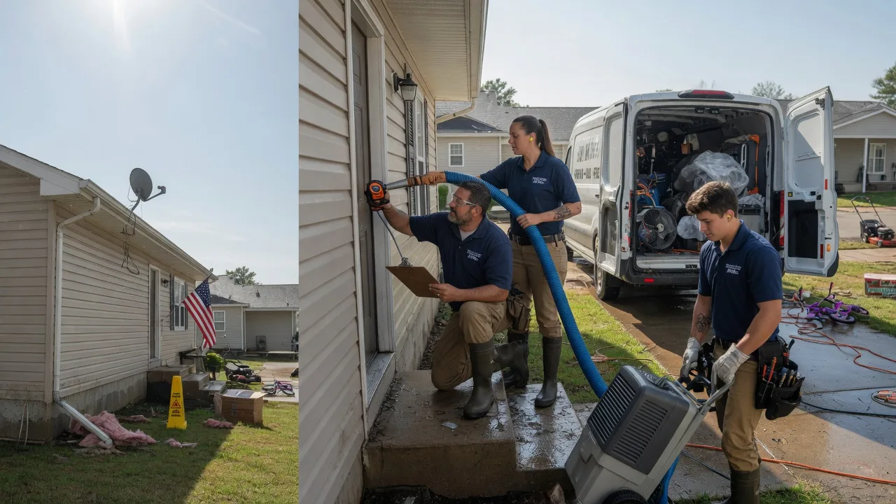 Ceiling Water Damage Restoration in Rome, PA near me